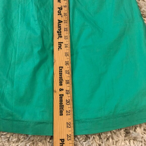 LL Bean Seacoast Glen Green Skirt Sz 6 NWT Lined Pockets Side Zip - Picture 8 of 8
